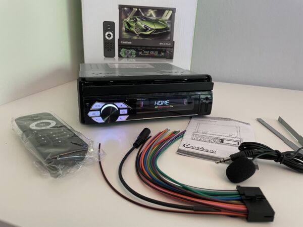 Apple CarPlay / Android Auto Autoraadio, Multimeedia (1DIN) SLIDE EKRAAN - Image 3