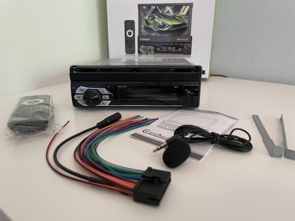 Apple CarPlay / Android Auto Autoraadio, Multimeedia (1DIN) SLIDE EKRAAN - Image 4